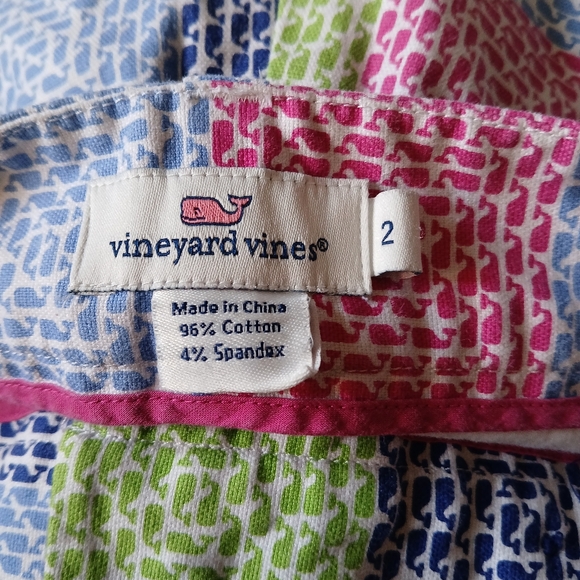 Vineyard Vines Multi-Color Casual Shorts Women's Size 2 (3.5" Inseam) - Picture 3 of 3